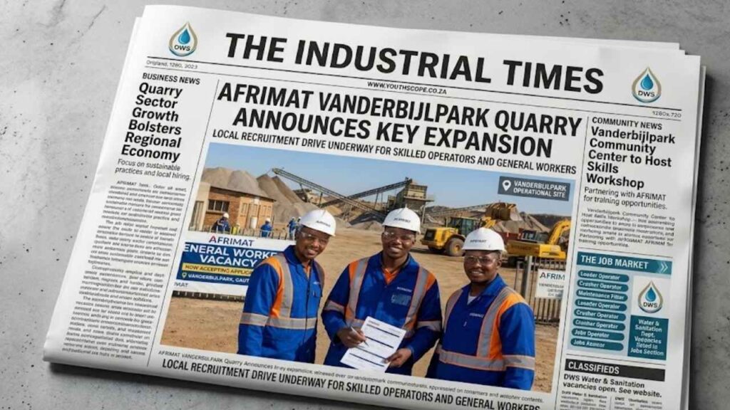 Afrimat General Worker Jobs 2026 in Vanderbijlpark Apply Now Fast Hiring