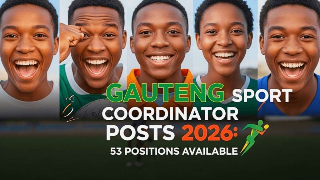 Gauteng School Sport Coordinator Posts 2026 Open with 53 Positions Available