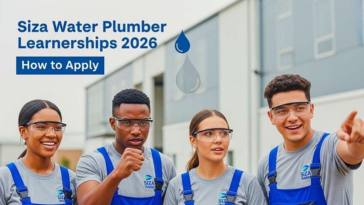 Siza Water Plumber Learnership 2026 Now Open for Applications in South Africa