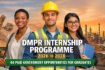 DMPR Internship 2026–2028 Recruitment Step by Step Application Guide