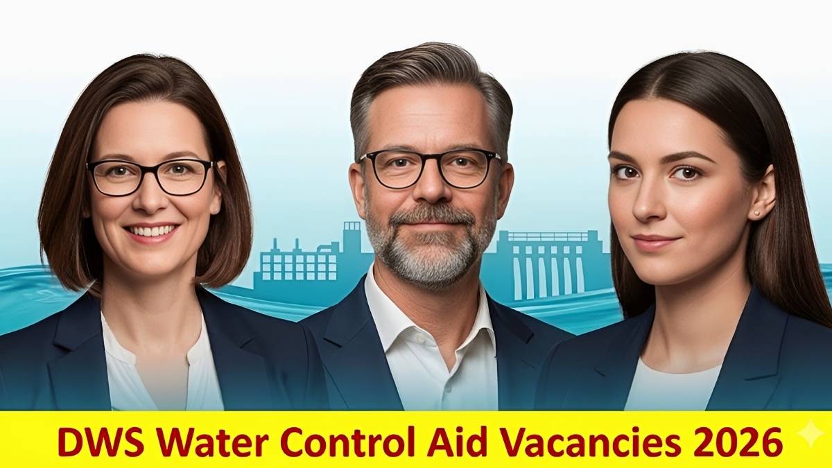 DWS Water Control Aid Jobs 2026 15 Government Vacancies Open for Applications
