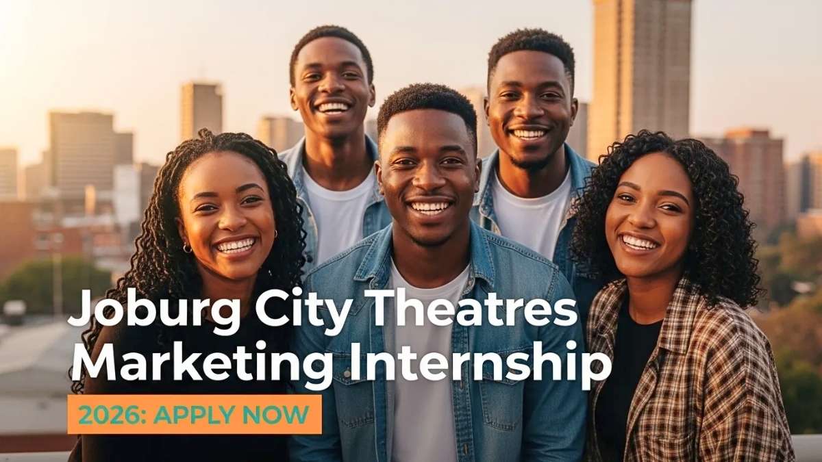Joburg City Theatres Marketing Internship 2026 Apply Now for Career Growth Opportunity