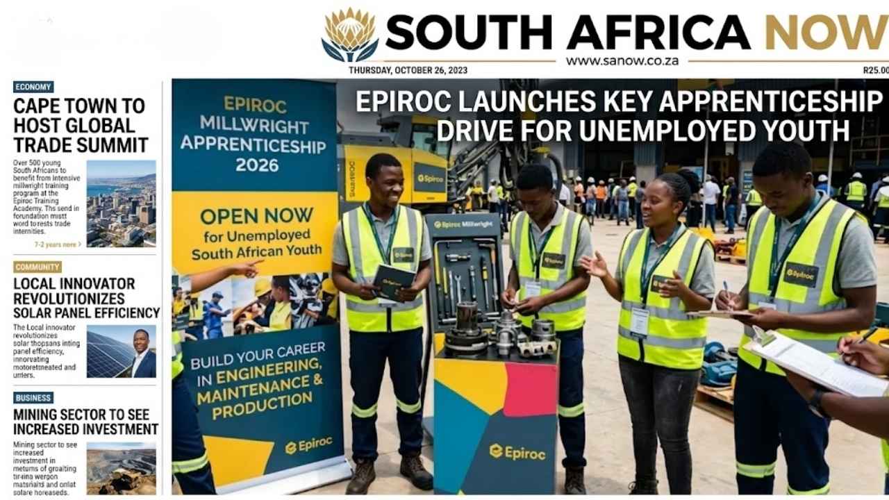 Epiroc Millwright Apprenticeship 2026 Apply Now for SA Youth